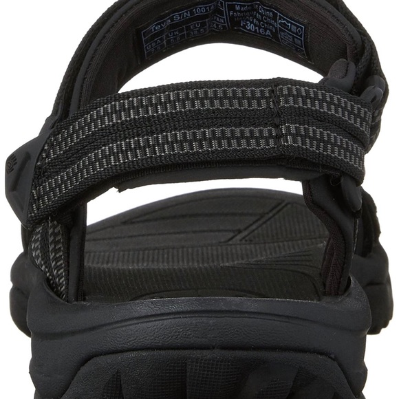 Teva 👩Terra Fi Lite Double Zipper Black Sandals